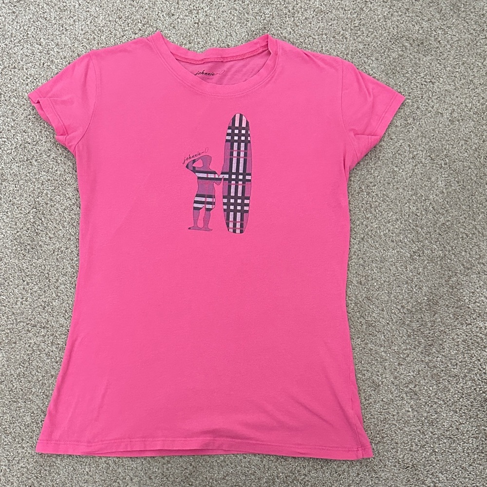 johnnie-O vintage Pink Short Sleeve Tee